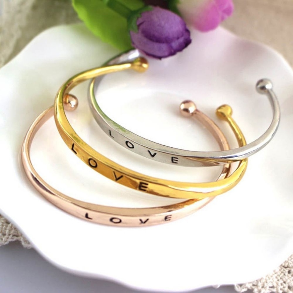 G_Love Letter Cuffs in Gold